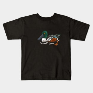 Northern Shoveler Kids T-Shirt